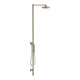 hansgrohe Nature Duschsäule Axor Starck m Kopfbrause, Handbrause, brushed bronze