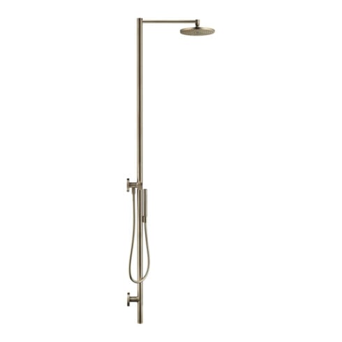 hansgrohe Nature Duschsäule Axor Starck m Kopfbrause, Handbrause, brushed bronze