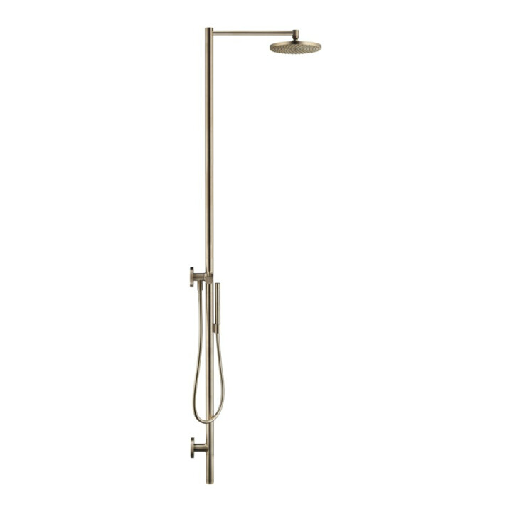 hansgrohe Nature Duschsäule Axor Starck m Kopfbrause, Handbrause, brushed bronze
