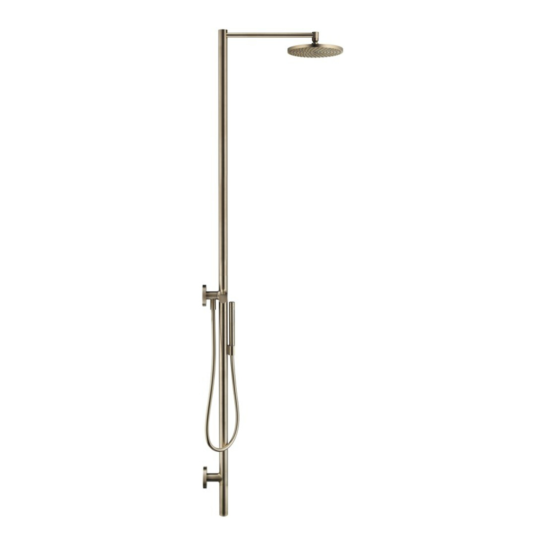 hansgrohe Nature Duschsäule Axor Starck m Kopfbrause, Handbrause, brushed bronze