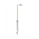 hansgrohe Nature Duschsäule Axor Starck m Kopfbrause, Handbrause, Edelstahl optic-1