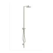 hansgrohe Nature Duschsäule Axor Starck m Kopfbrause, Handbrause, Edelstahl optic
