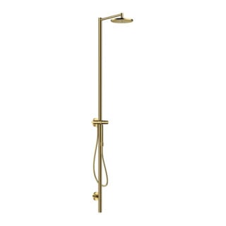 hansgrohe Nature Duschsäule Axor Starck m Kopfbrause, Handbrause, polished gold optic