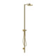 hansgrohe Nature Duschsäule Axor Starck m Kopfbrause, Handbrause, polished gold optic-1