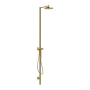 hansgrohe Nature Duschsäule Axor Starck m Kopfbrause, Handbrause, polished gold optic