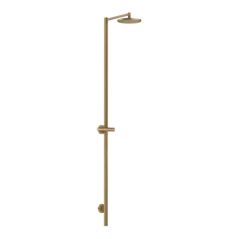 hansgrohe Nature Duschsäule Axor Starck m Kopfbrause, o. Handbrause, brushed bronze
