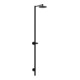 hansgrohe Nature Duschsäule Axor Starck m Kopfbrause, ohne Handbrause, mattschwarz-1