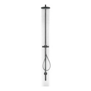hansgrohe Nature Duschsäule Axor Starck mit Kopfbrause, Handbrause, mattschwarz-5