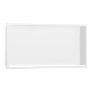hansgrohe Niche murale XtraStoris Original 600x300x100mm, avec cadre int., blanc mat
