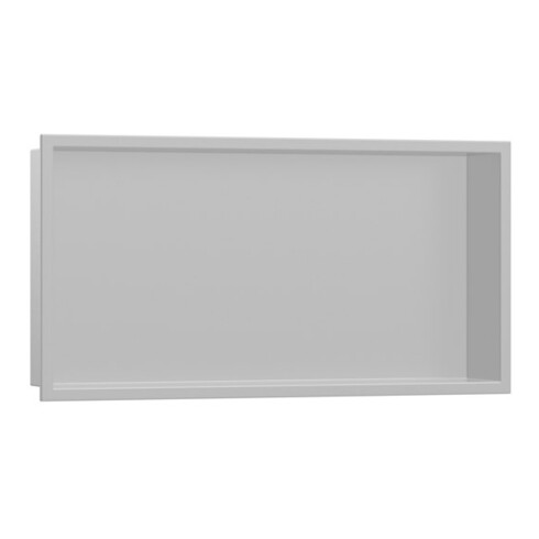 hansgrohe Niche murale XtraStoris Original 600x300x100mm, avec cadre int., gris béton