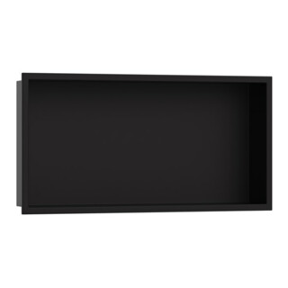hansgrohe Niche murale XtraStoris Original 600x300x100mm, avec cadre int., noir mat