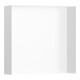 hansgrohe Niche XtraStoris Minimaliste 300x300x100mm, sans cadre, blanc mat-1