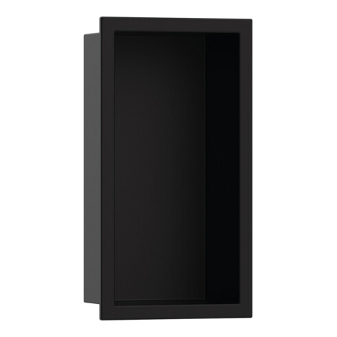 hansgrohe Niches murales XtraStoris Original 150x300x70mm, noir mat, avec cadre