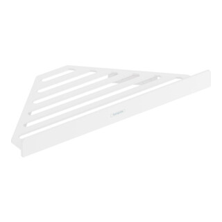 hansgrohe Panier à savon AddStoris fixation murale, métal, blanc mat