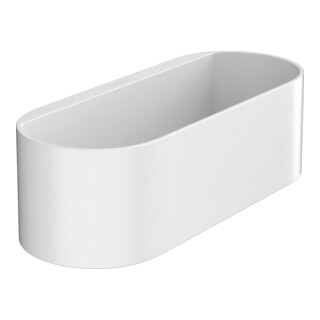 hansgrohe Panier de rangement WallStoris 250x100mm, H 71mm, blanc mat