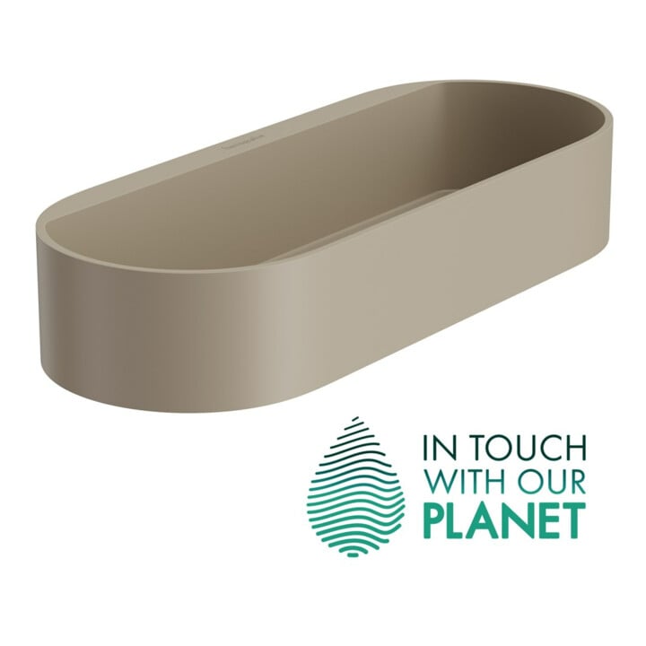 hansgrohe Panier mural WallStoris Planet E 250x39mm, sable (recyclé)