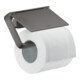 hansgrohe Papierhalter Axor universal mit Deckel, Metall, brushed black chrome-1