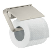 hansgrohe Papierhalter Axor universal mit Deckel, Metall, Edelstahl-Optik