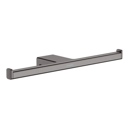 hansgrohe Papierrollenhalter AddStoris dopp., Wandmont., Met., brush. bla vc