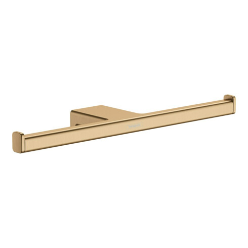 hansgrohe Papierrollenhalter AddStoris dopp., Wandmont., Metall, brushed bronze