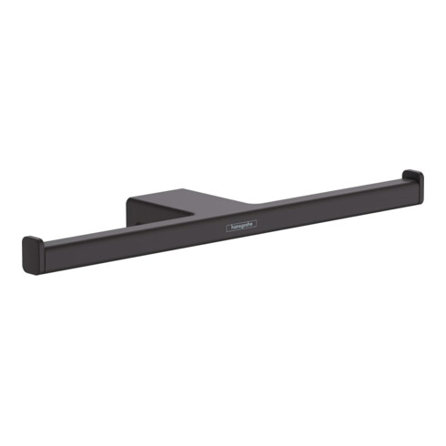 hansgrohe Papierrollenhalter AddStoris dopp., Wandmontage, Metall, mattschwarz