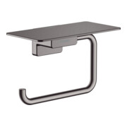 hansgrohe Papierrollenhalter AddStoris m Abl., brush. bla vc, Wandmont., Metall