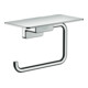 hansgrohe Papierrollenhalter AddStoris mit Ablage, chrom, Wandmontage, Metall-1