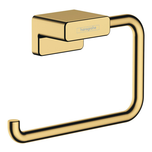 hansgrohe Papierrollenhalter AddStoris o. Deck, pol. gol opt, Wandmont., Metall