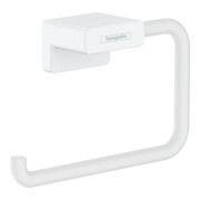 hansgrohe Papierrollenhalter AddStoris o. Deckel, mattweiß, Wandmontage, Metall