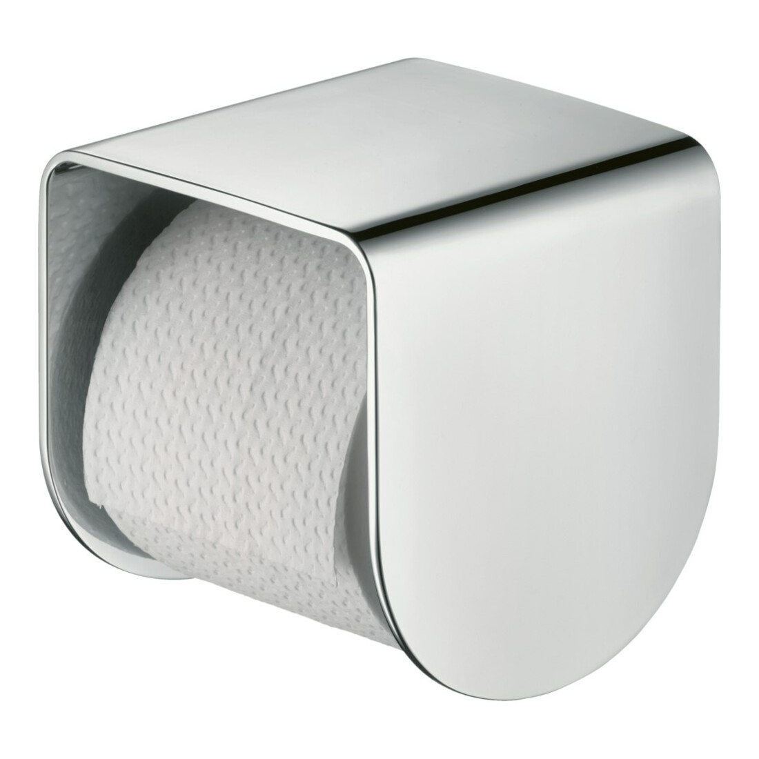 hansgrohe Papierrollenhalter Axor mit Ablage, brushed brass