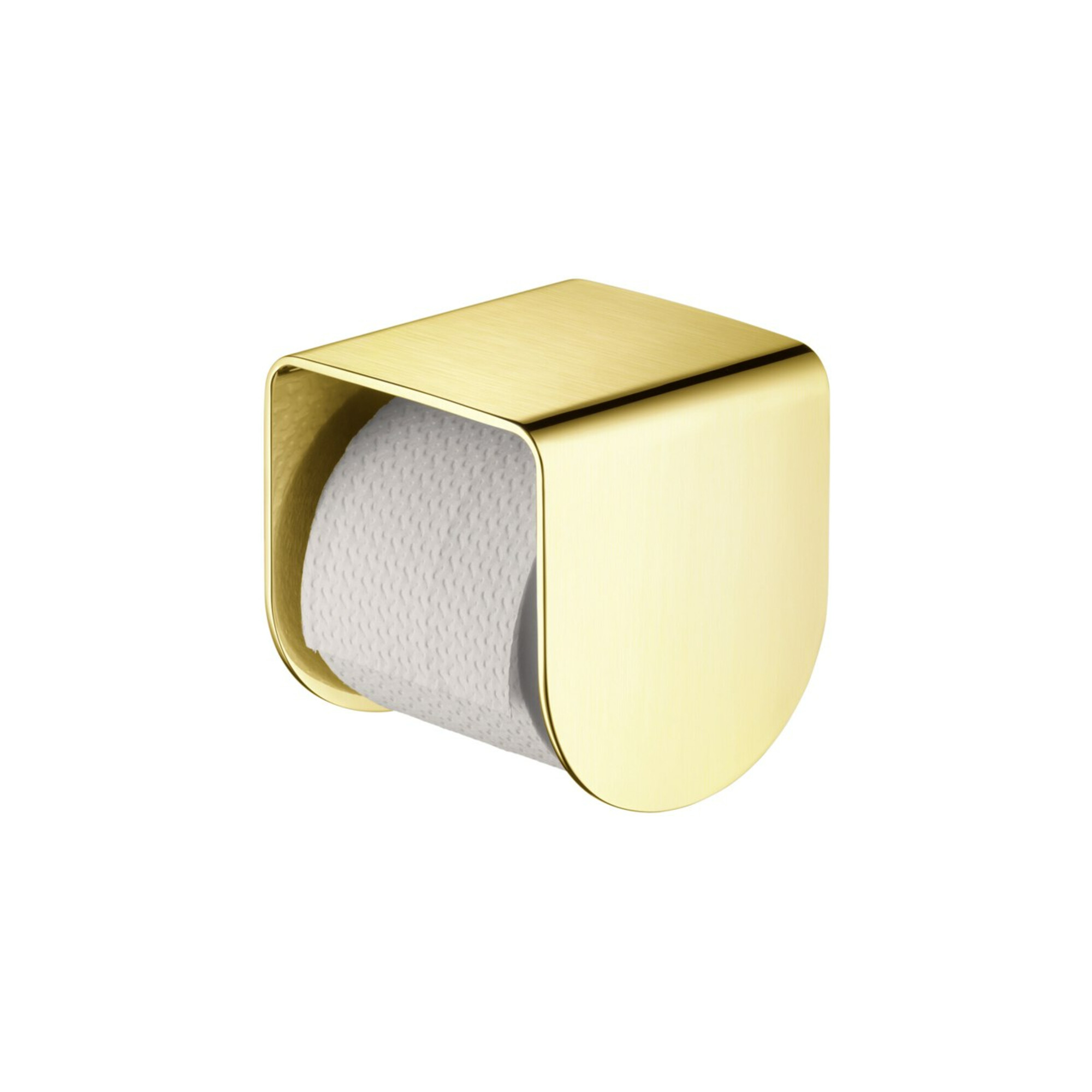 hansgrohe Papierrollenhalter Axor mit Ablage, brushed gold optic