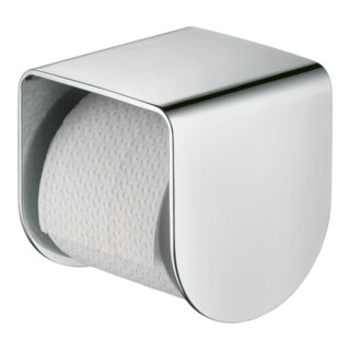 hansgrohe Papierrollenhalter Axor mit Ablage, Edelstahl-Optik