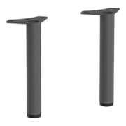 hansgrohe Pieds de meuble Xilesa E 2 pcs, 145/20, gris ardoise mat-1