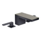 hansgrohe Plaque Axor MyEdition 200x82 mm, aspect acier inoxydable, métal