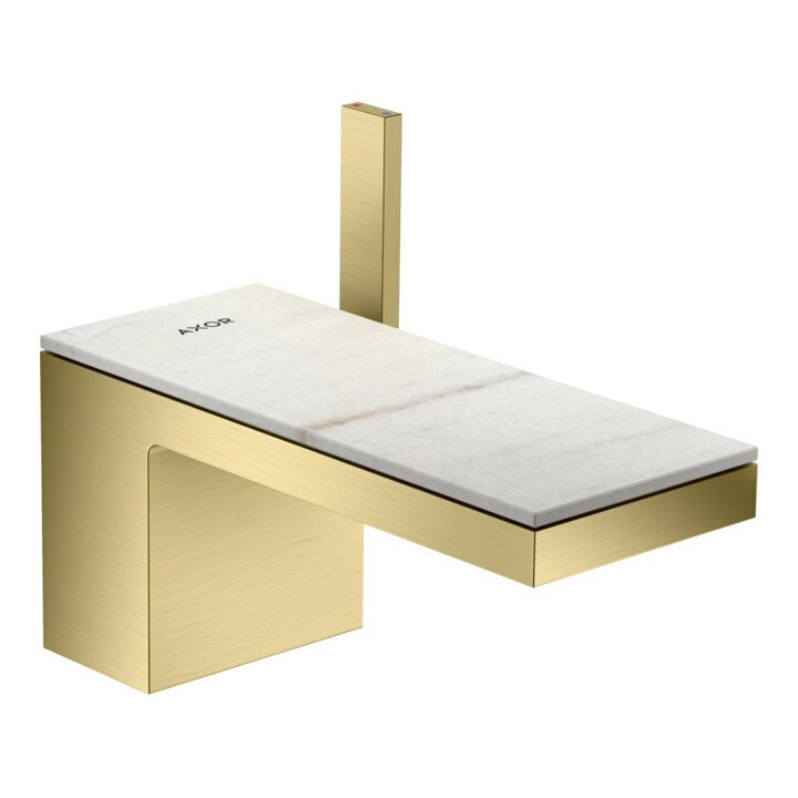 hansgrohe Plaque Axor MyEdition 200x82mm, Marbre Lasa Covelano Vena Oro