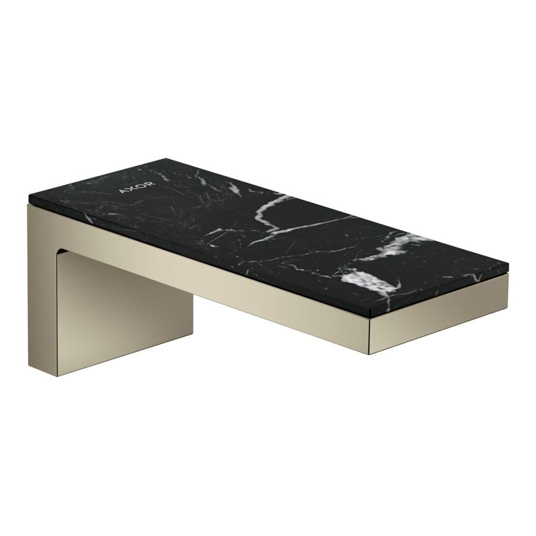 hansgrohe Plaque Axor MyEdition 200x82mm, Marbre Nero Marquina