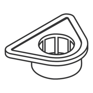hansgrohe Plaque de fixation pour mitigeur d'évier