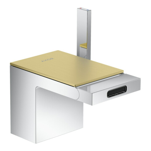 hansgrohe Platte Axor MyEdition 117x82mm, brushed brass, Metall