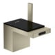 hansgrohe Platte Axor MyEdition 117x82mm, Glas, schwarz