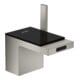 hansgrohe Platte Axor MyEdition 117x82mm, Glas, schwarz
