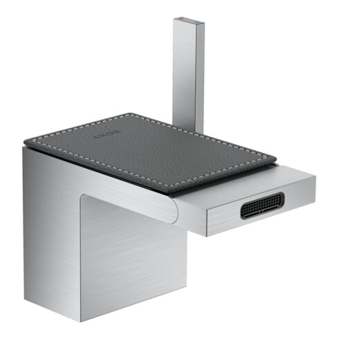 hansgrohe Platte Axor MyEdition 117x82mm, Leder grau