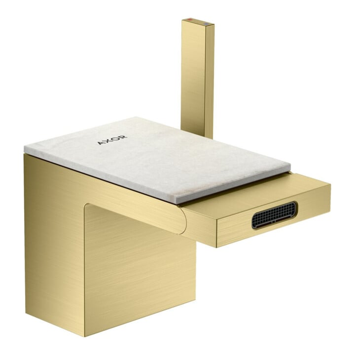 hansgrohe Platte Axor MyEdition 117x82mm, Marmor Lasa Covelano Vena Oro