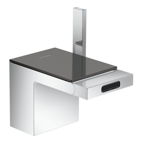 hansgrohe Platte Axor MyEdition 117x82mm, polished black chrome, Metall
