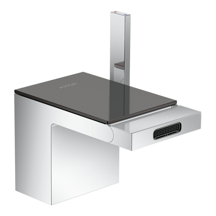 hansgrohe Platte Axor MyEdition 117x82mm, polished black chrome, Metall
