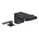 hansgrohe Platte Axor MyEdition 200x82mm, brushed black chrome, Metall-2