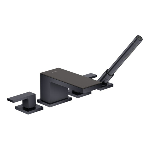 hansgrohe Platte Axor MyEdition 200x82mm, brushed black chrome, Metall