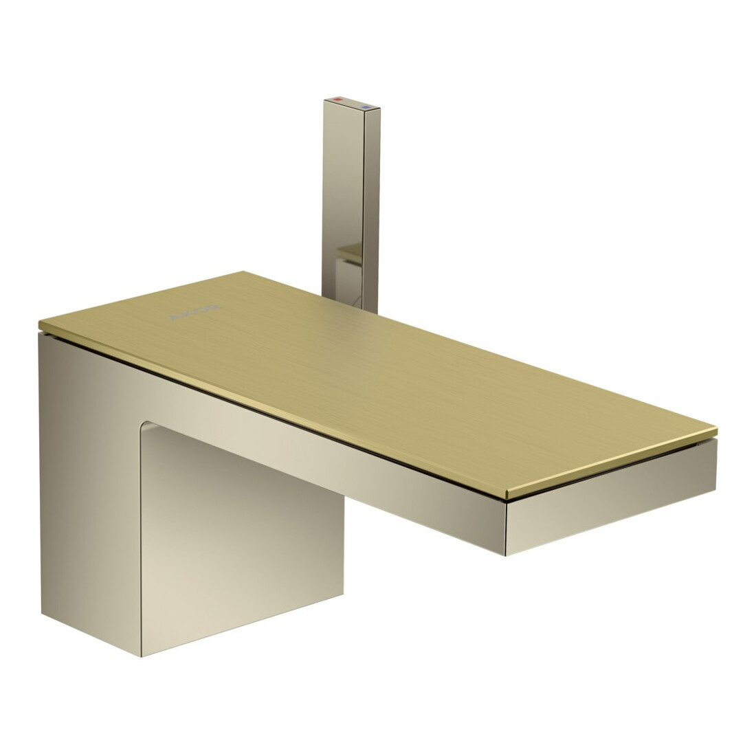 hansgrohe Platte Axor MyEdition 200x82mm, brushed brass, Metall
