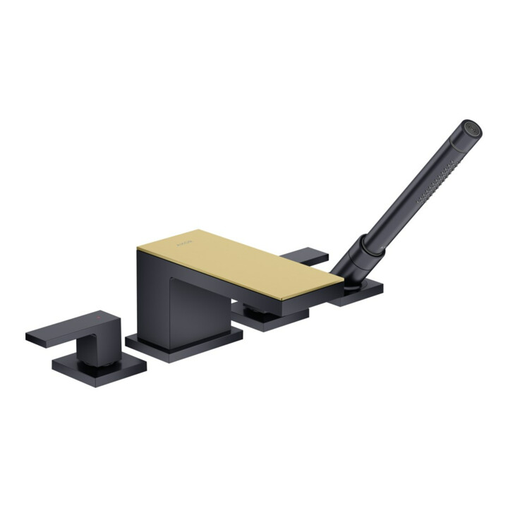 hansgrohe Platte Axor MyEdition 200x82mm, brushed brass, Metall