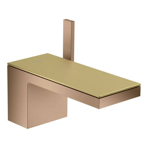 hansgrohe Platte Axor MyEdition 200x82mm, brushed brass, Metall