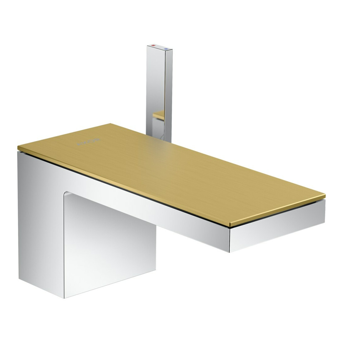 hansgrohe Platte Axor MyEdition 200x82mm, brushed gold optic, Metall